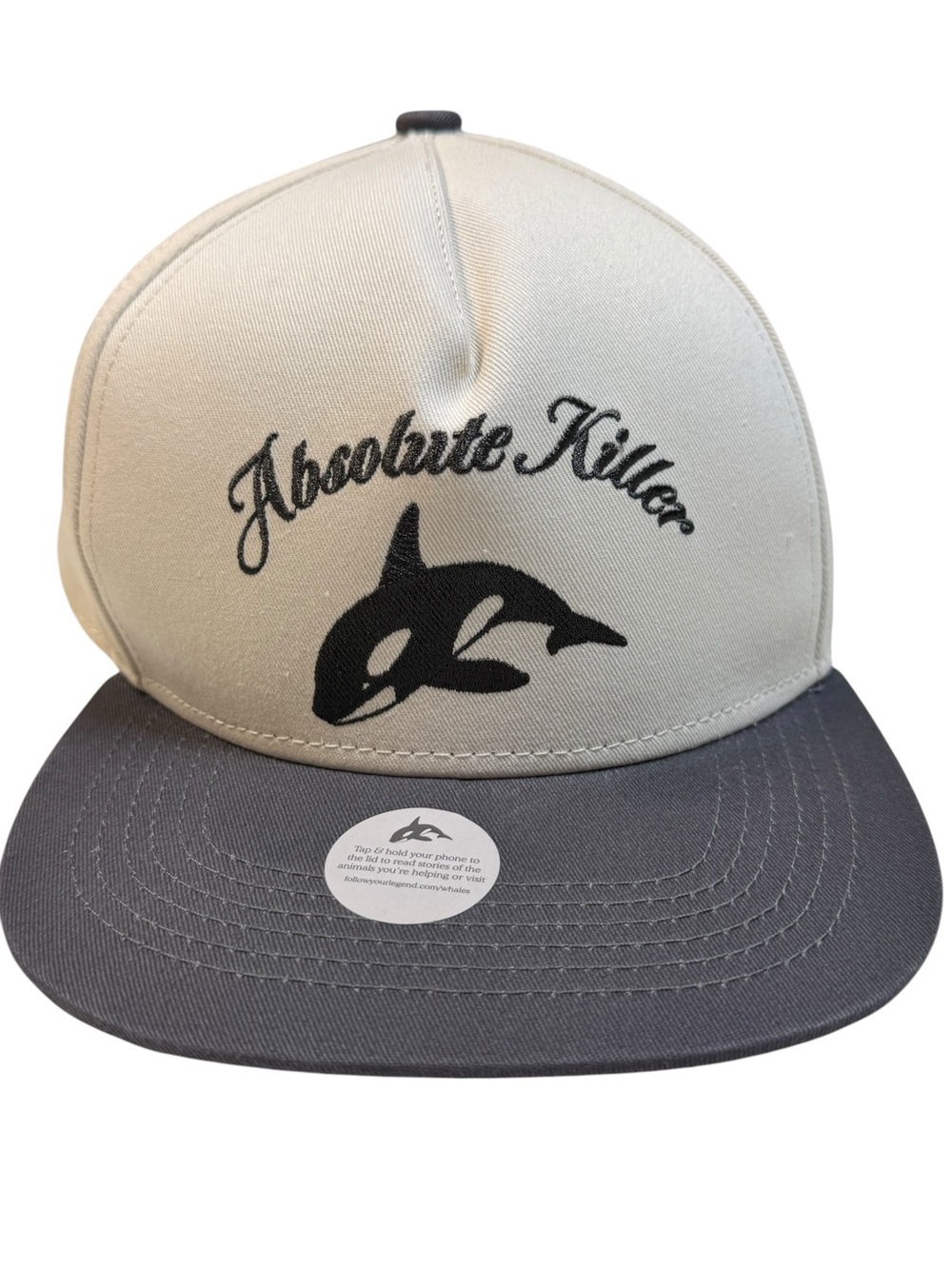 Follow Your Legend Killer Whale "Absolute Killer" Flat Snap-Back Trucker Hat
